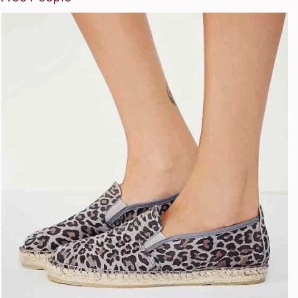 Free People Freeway Espadrille Slip On Flats Shoes